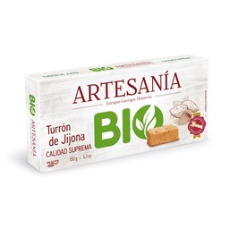 [6JBA1] TURRON JIJONA BIO CALIDAD SUPREMA. ARTESANIA DE E.GARRIGÓS 150G