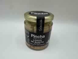 [8BAP2] Tarro Lomos de Bonito en Aceite (50% Oliva - 50% Girasol) 220g Neto PINCHA SELECCION de Conserveras Baigorri