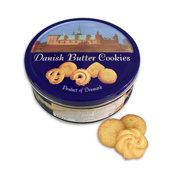 LATA DE GALLETAS CON MANTEQUILLA DANESAS RIPENSA OF DENMARK 454G