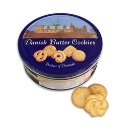 [7GD45] LATA DE GALLETAS CON MANTEQUILLA DANESAS RIPENSA OF DENMARK 454G