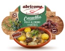 CAZUELA DE POLLO AL ENEBRO CON DATILES 380G NETO ABRICOME (CAZUELITA INCLUIDA)