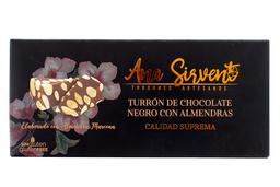 [6CSE3] TURRON CHOCOLATE NEGRO ALMENDRAS ANA SIRVENT 300G