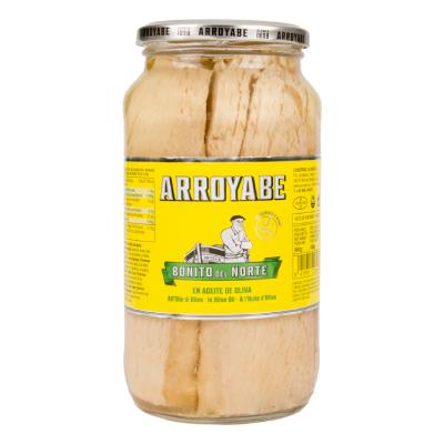 FRASCO  DE BONITO DLOMOSEL NORTE ARTESANAL EN ACEITE DE OLIVA 900G NETO ARROYABE